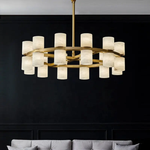 Addae Brass Marble Chandelier