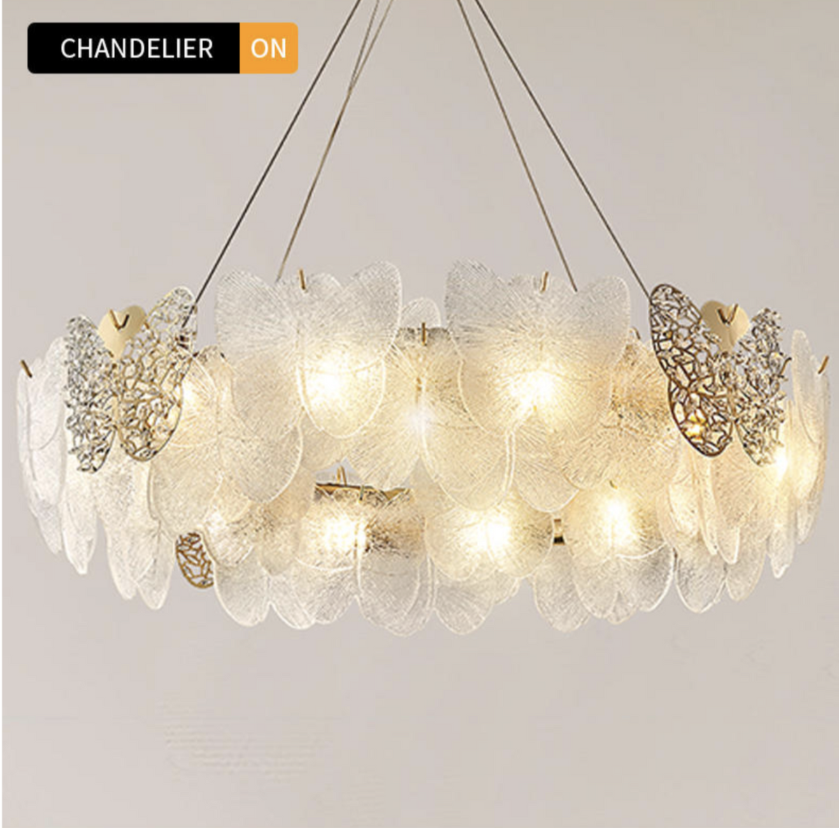 Monarch's Gleam Chandelier – Round/Rectangular