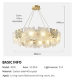 Monarch's Gleam Chandelier – Round/Rectangular