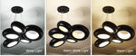 Oval Chandelier-Rose Gold & Black - Reflect Lighting