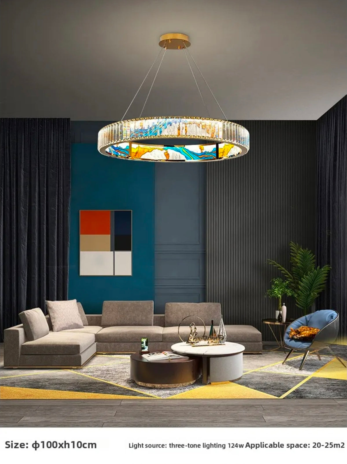 Antaniyah Anjelyn Chandelier- Round/Rectangle