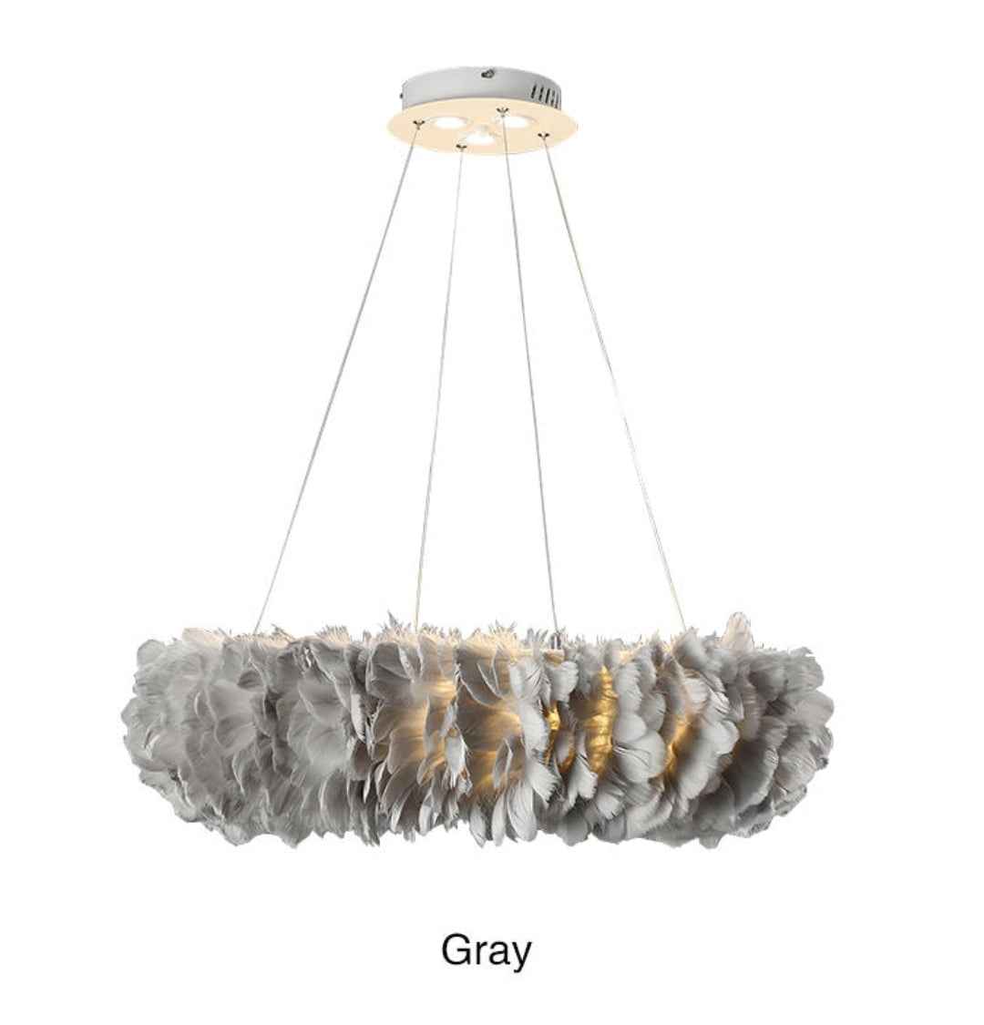 Novelty Feather Pendant Light- 4 Colours
