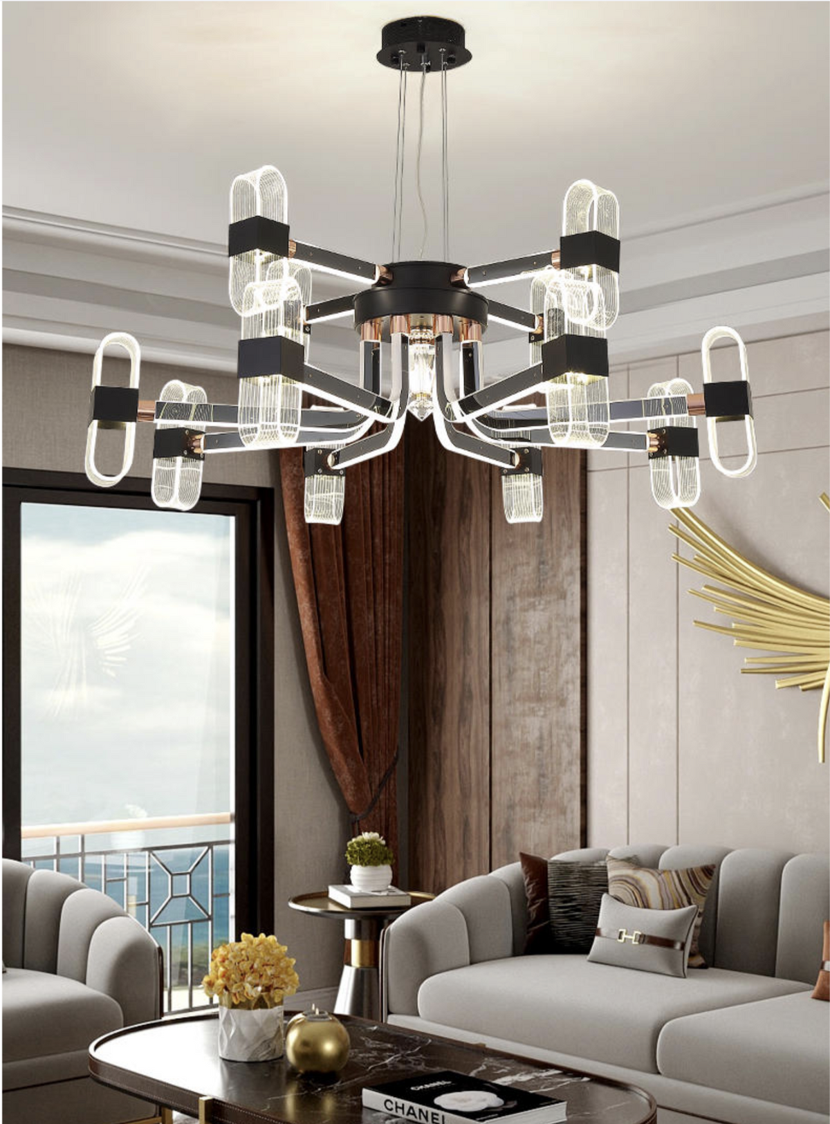 Mcshane LED Chandelier - Reflect Lighting