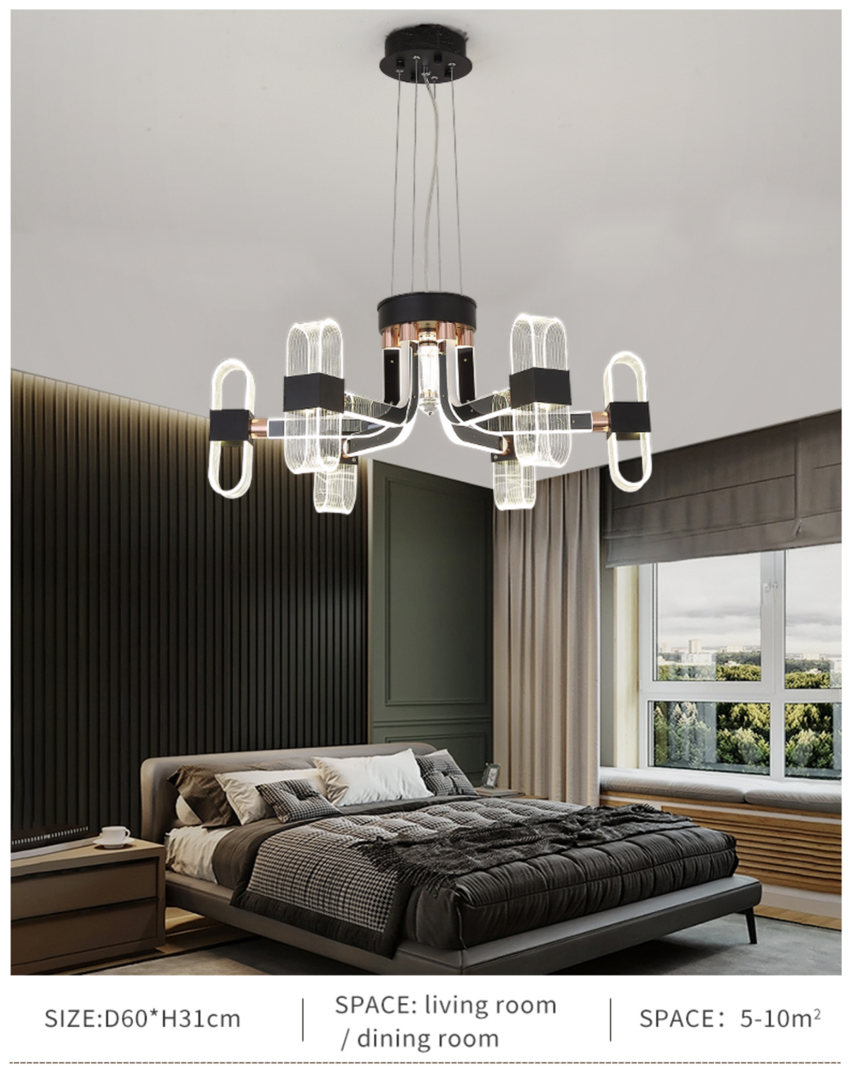 Mcshane LED Chandelier - Reflect Lighting