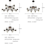 Mcshane LED Chandelier - Reflect Lighting