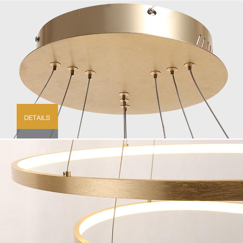 3 Tire Circular Suspension Hanging Light