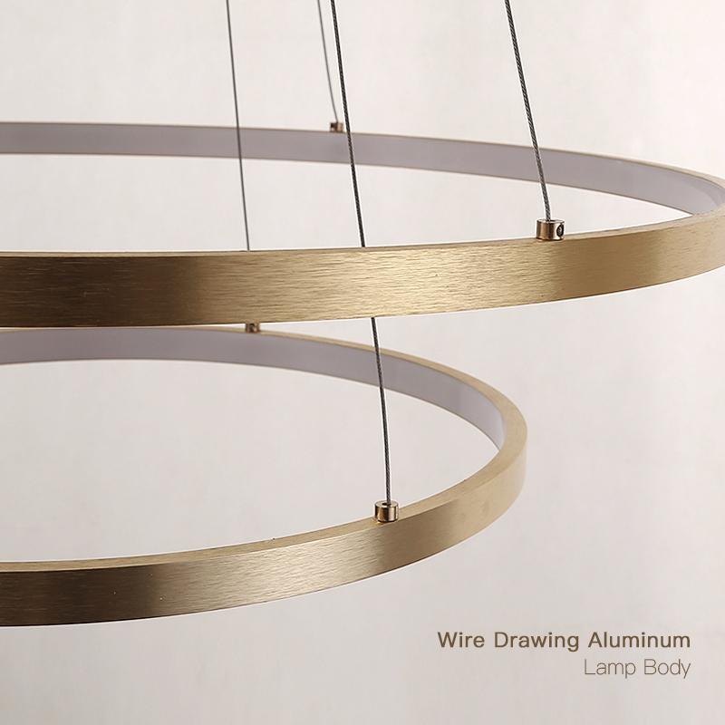 3 Tire Circular Suspension Hanging Light