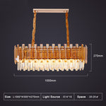Maurice Amber/Smokey Grey Crystal Chandelier-Round/Rectangle - Reflect Lighting