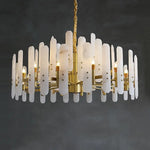 Terah Risco Marble Copper Chandelier