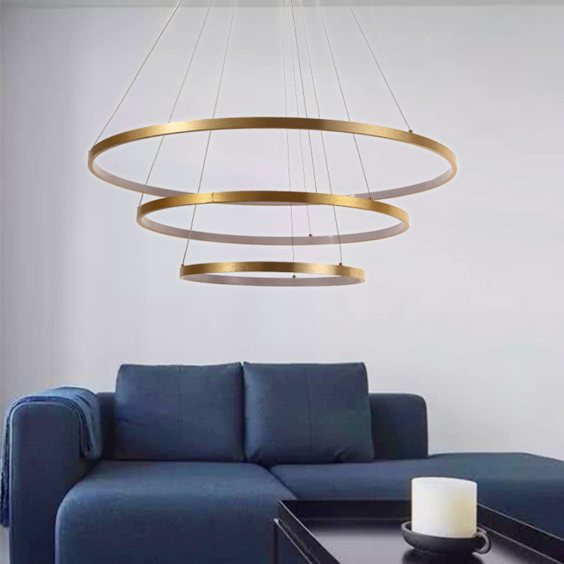 3 Tire Circular Suspension Hanging Light