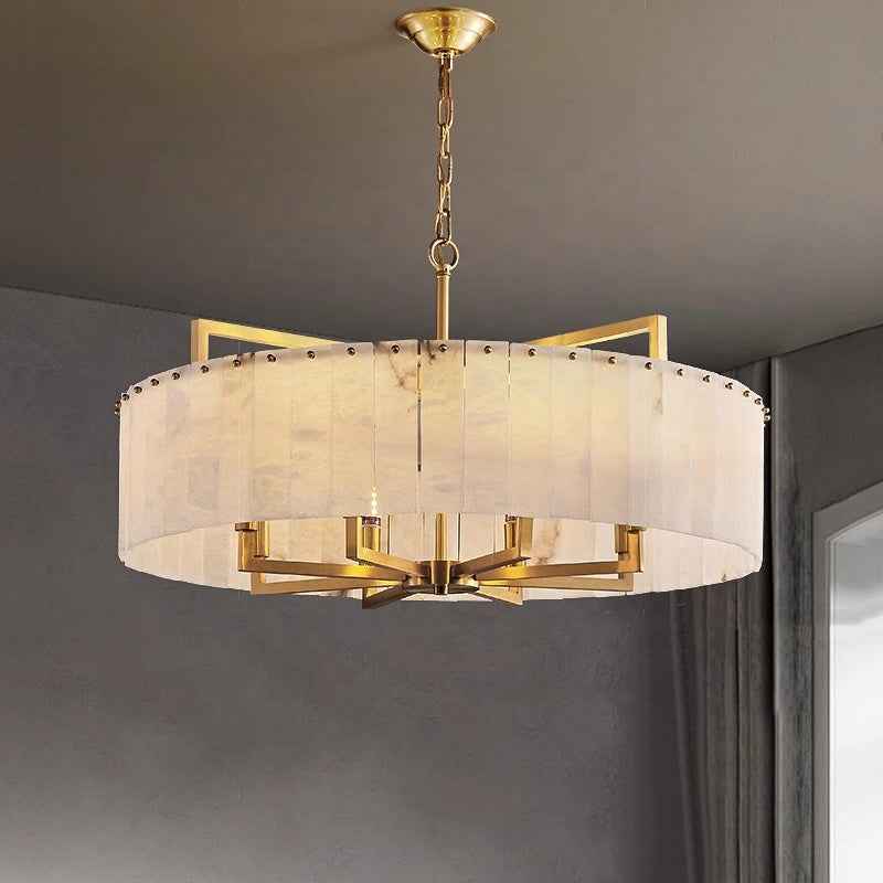 Vard Mahailey Gold Marble Chandelier