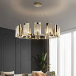 Ellard Eshelman Marble Gold Chandelier