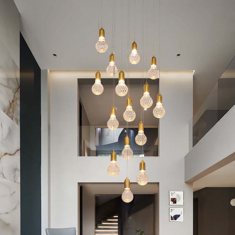 Jauregui Mckee Gold Staircase Chandelier