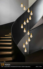 Jauregui Mckee Gold Staircase Chandelier