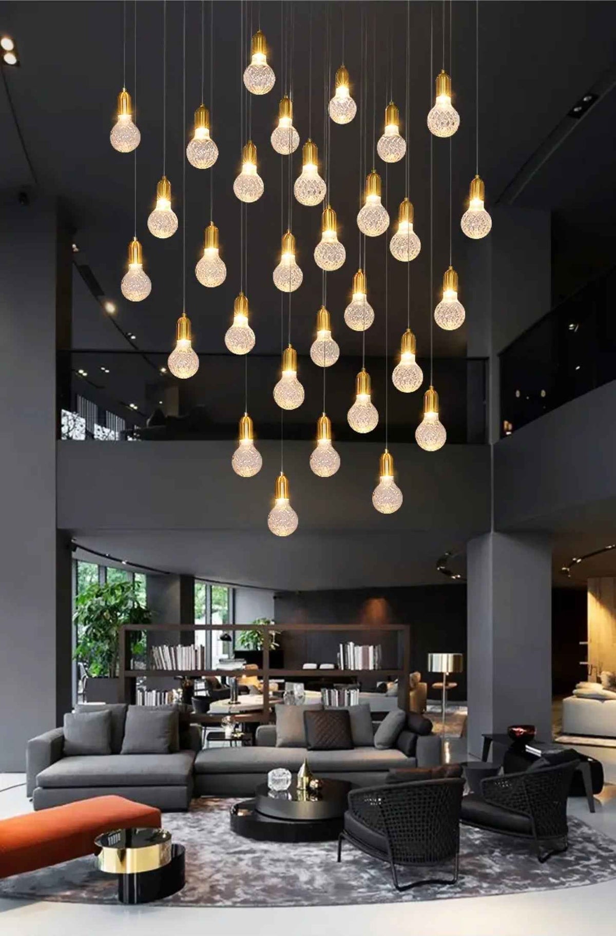 Jauregui Mckee Gold Staircase Chandelier