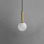 Showstead Marble Copper Pendant Light