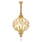 Tryston Pendant Light-Gold/Black