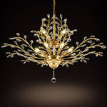 Luiza Kwok Burroughs Gold Crystal Chandelier