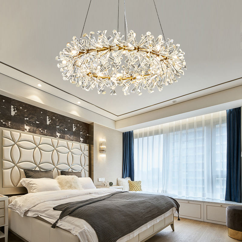 Cadesha Wrangler GoldCrystal Chandelier - Round/Rectangular