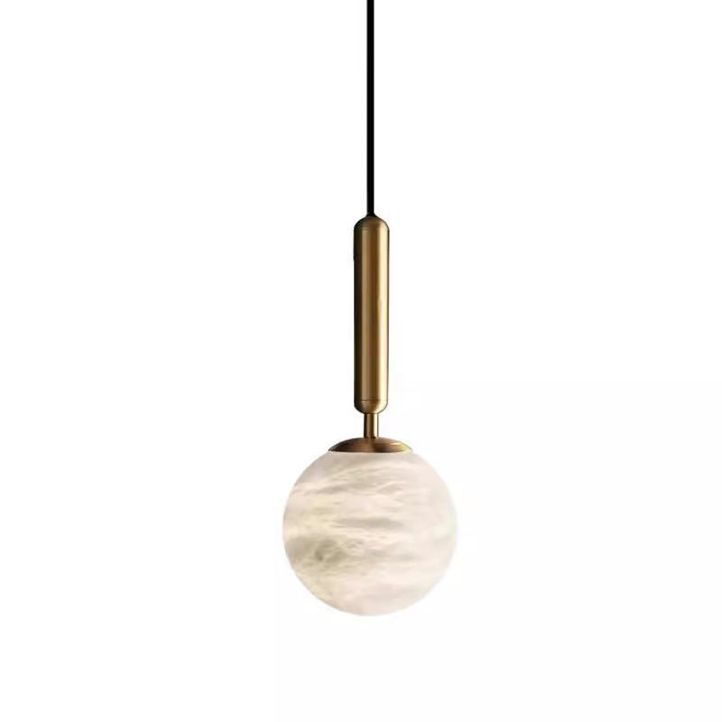 Showstead Marble Copper Pendant Light
