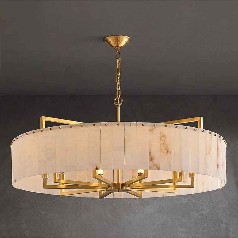 Vard Mahailey Gold Marble Chandelier