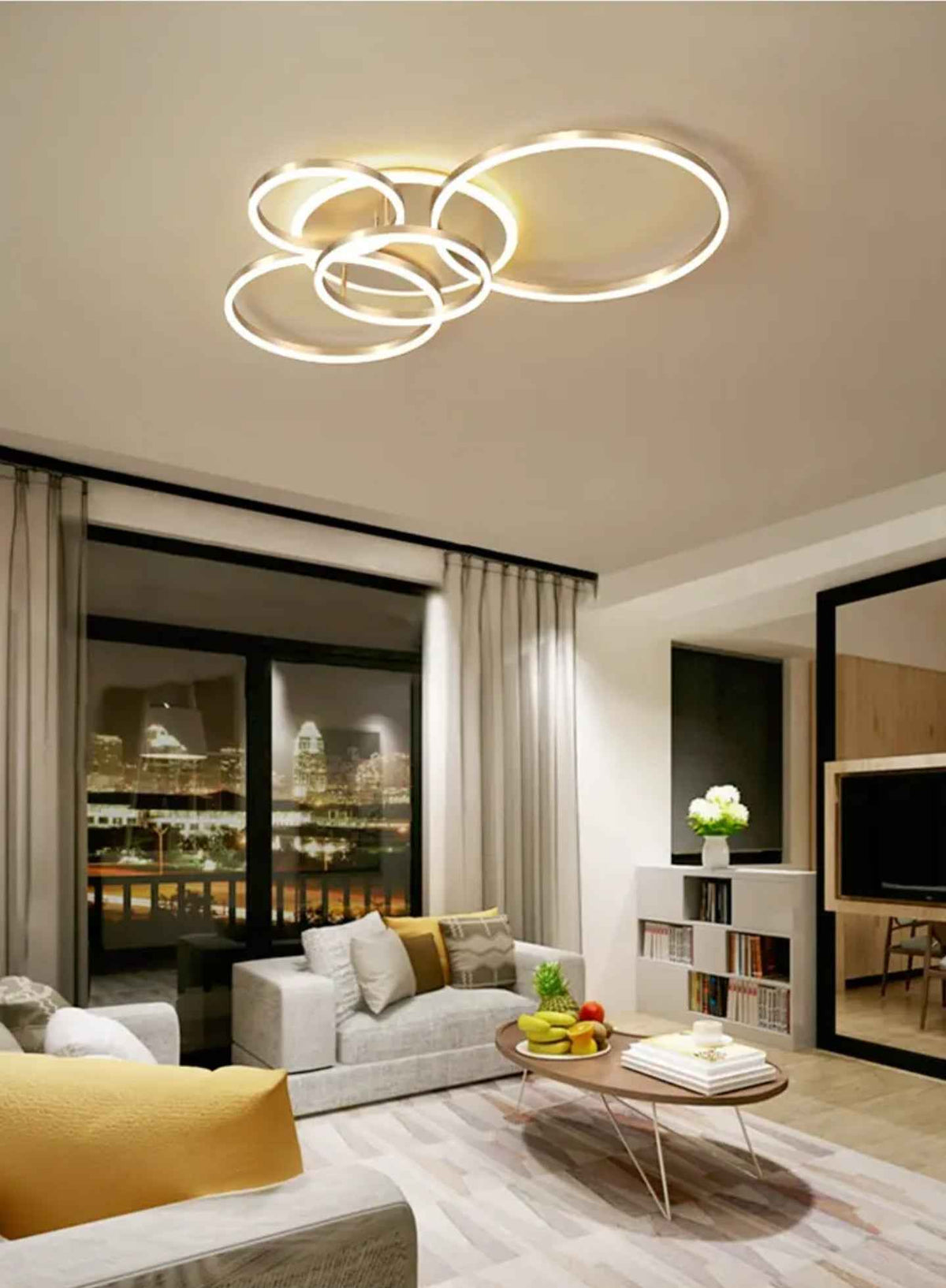 Arlyn Gold Ceiling Chandelier