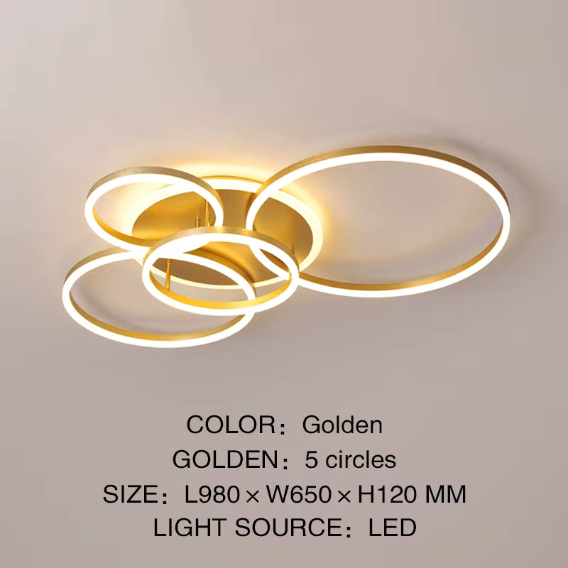 Arlyn Gold Ceiling Chandelier