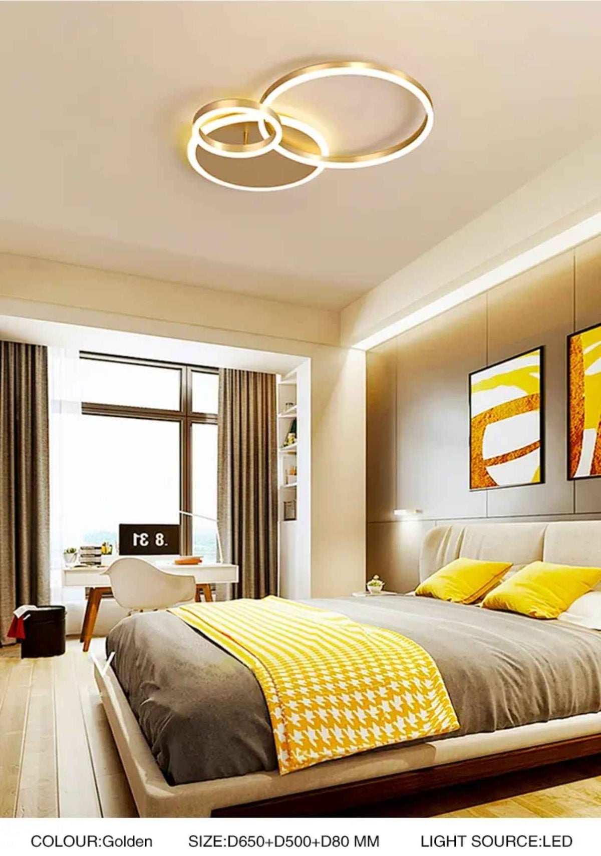 Arlyn Gold Ceiling Chandelier