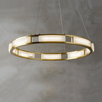 Bearse Worley Marble Copper Chandelier