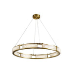 Bearse Worley Marble Copper Chandelier