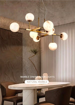 Reese Osterhoudt Hanson Marble Chandelier