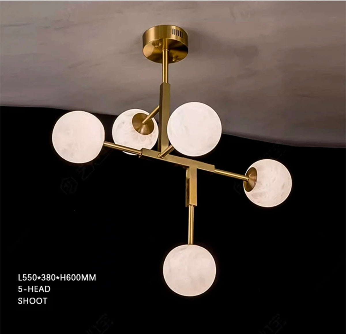 Reese Osterhoudt Hanson Marble Chandelier