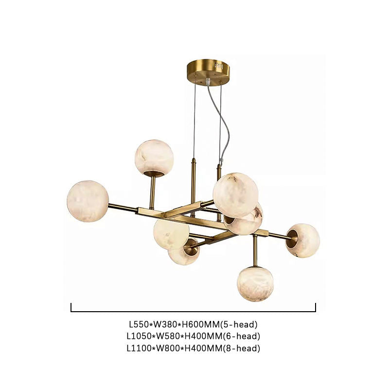 Reese Osterhoudt Hanson Marble Chandelier