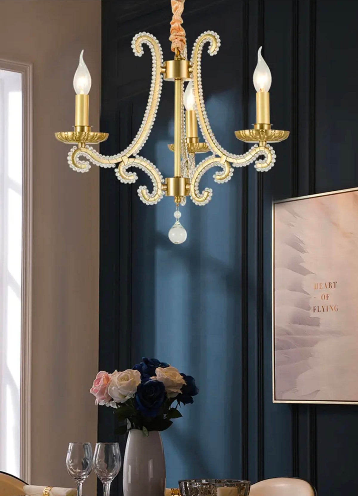 Rinnah Replogle Gold Chandelier