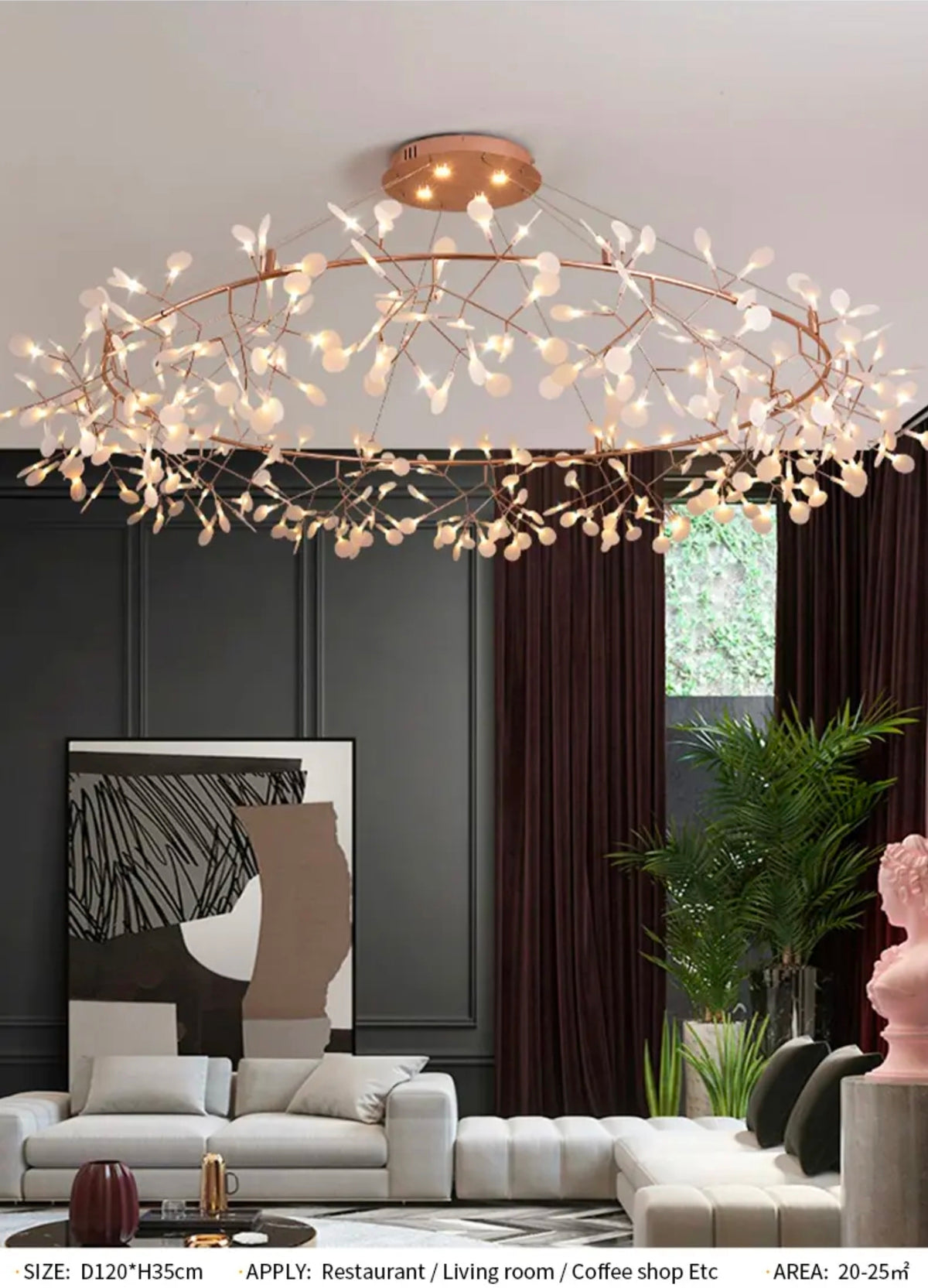Albeiro Gossman Chandelier- 4 Colours