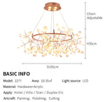 Albeiro Gossman Chandelier- 4 Colours