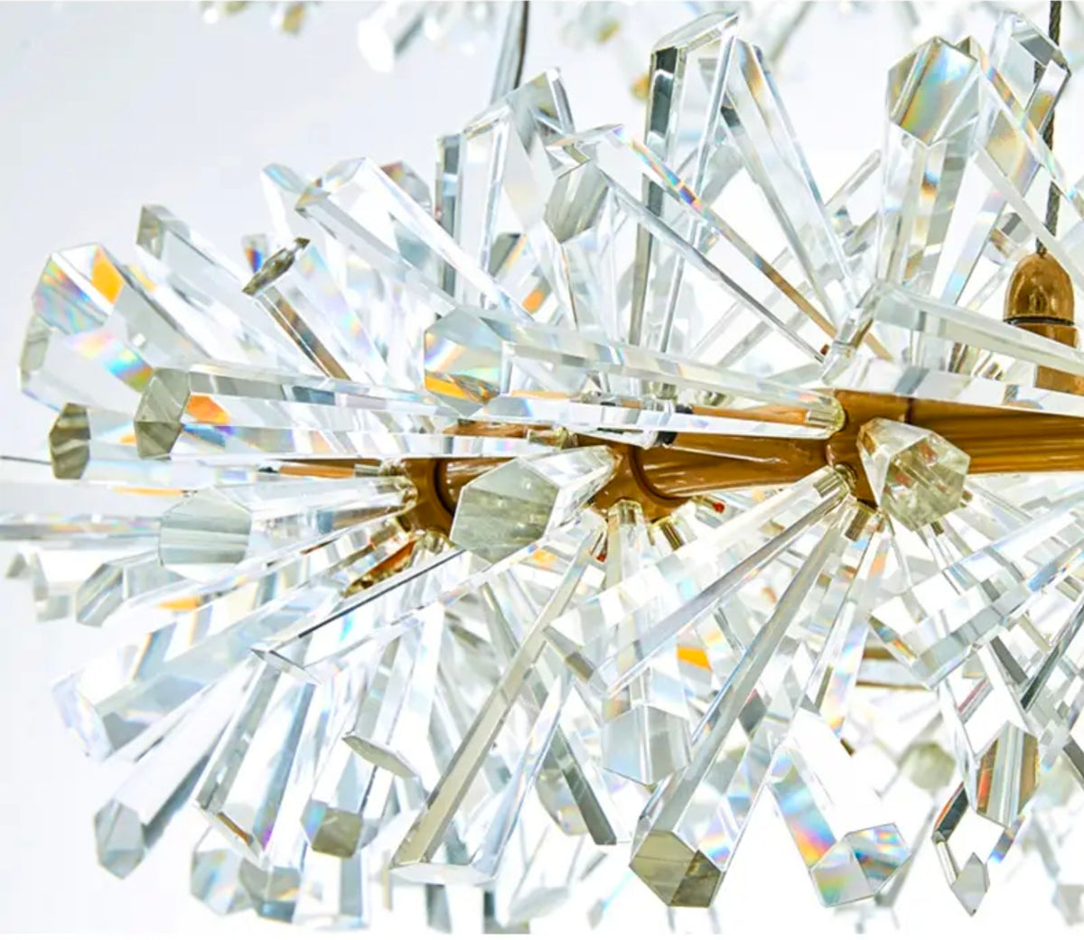 Cadesha Wrangler GoldCrystal Chandelier - Round/Rectangular