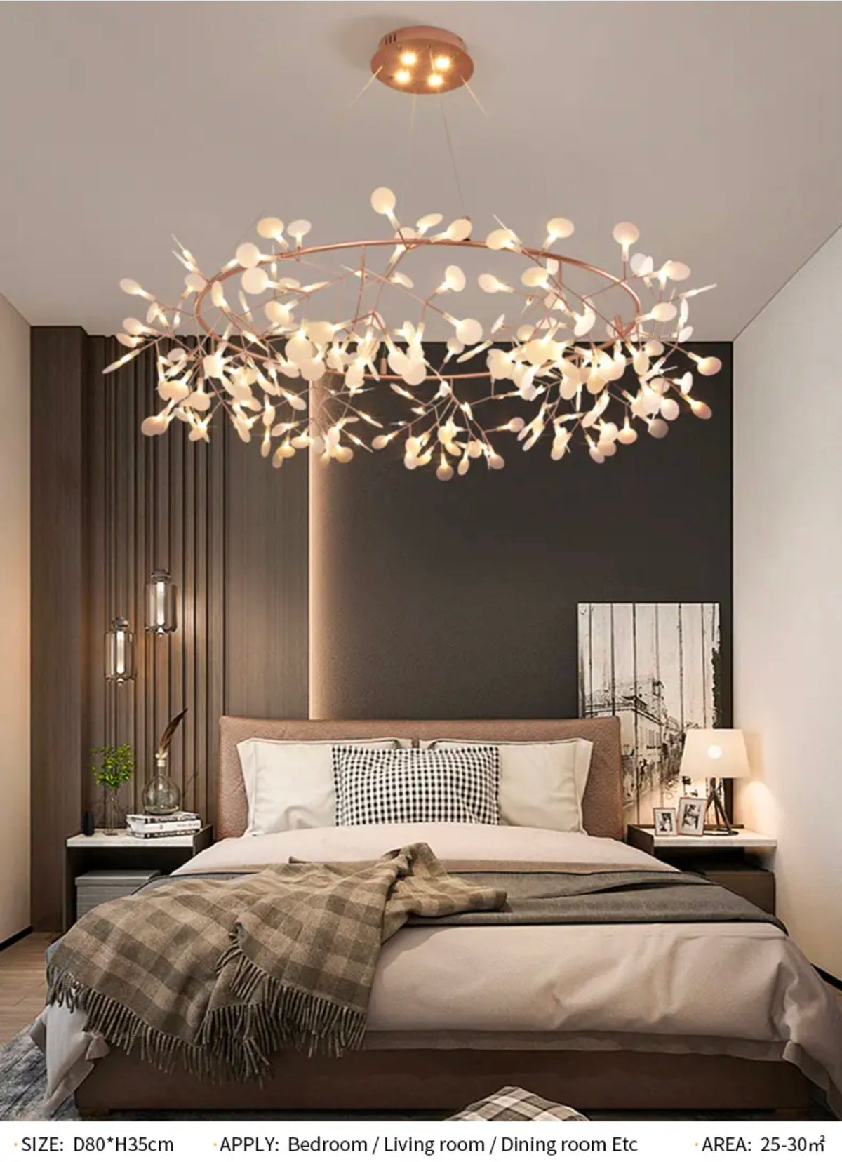 Albeiro Gossman Chandelier- 4 Colours