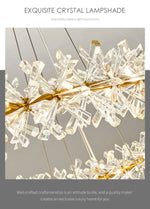 Cadesha Wrangler GoldCrystal Chandelier - Round/Rectangular