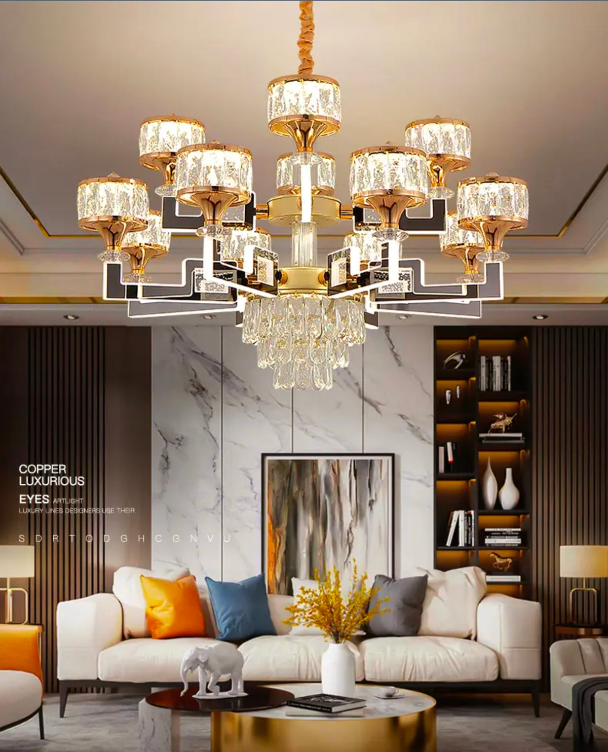 Cherron Muscato LED Chandelier