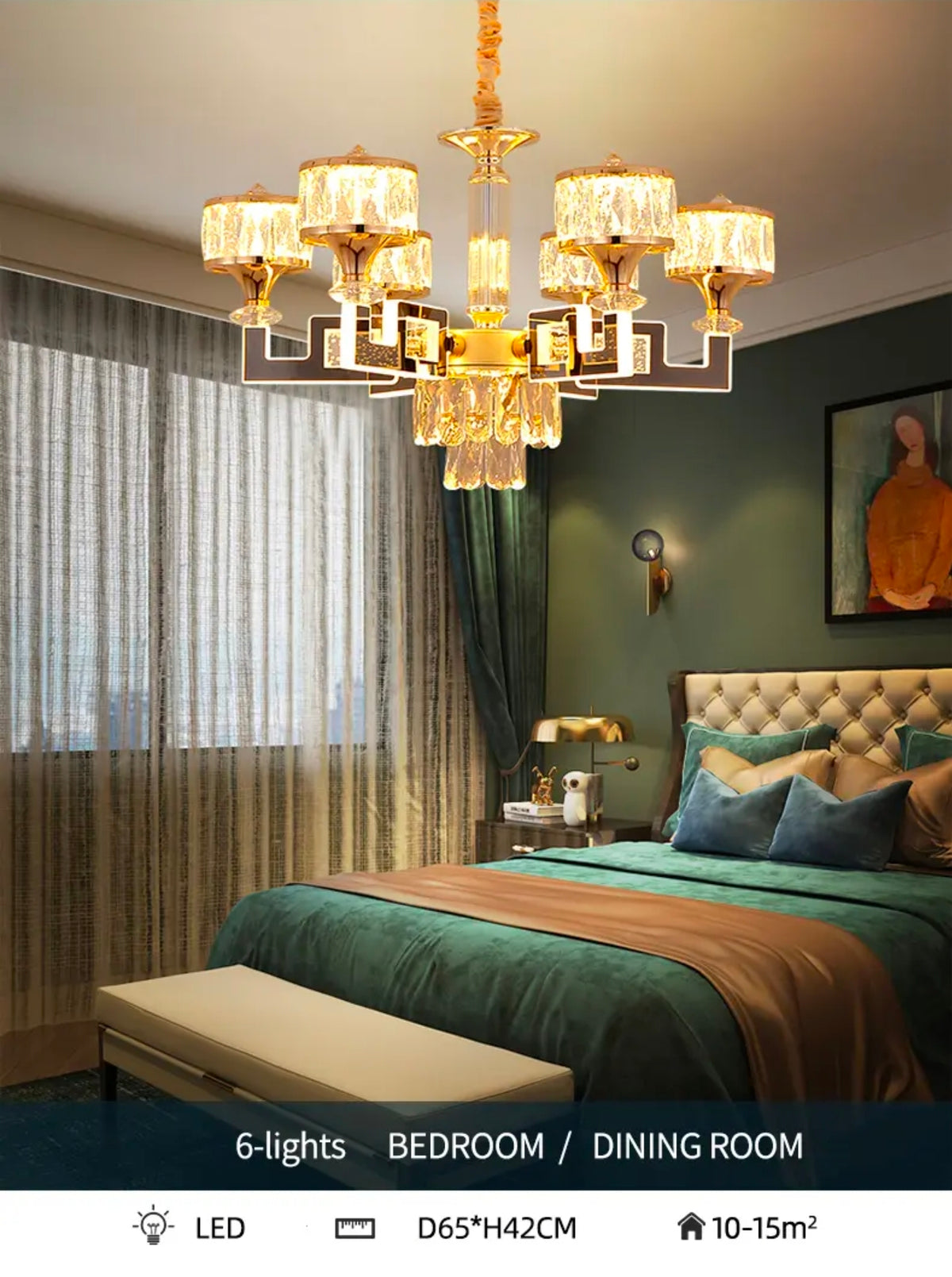 Cherron Muscato LED Chandelier