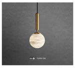 Showstead Marble Copper Pendant Light