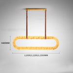 Lena Aidrian Marble Copper Chandelier