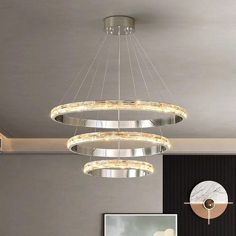 Aria Ritz Silver Ring Light LED