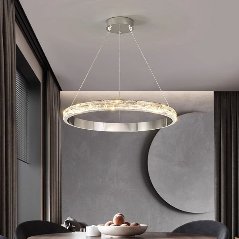 Aria Ritz Silver Ring Light LED