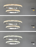 Aria Ritz Silver Ring Light LED
