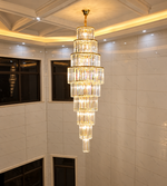 Large Tower Classic Crystal Chandelier