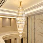 Large Tower Classic Crystal Chandelier