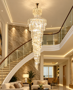 Spiral Crystal Chandelier Light