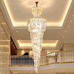 Spiral Crystal Chandelier Light